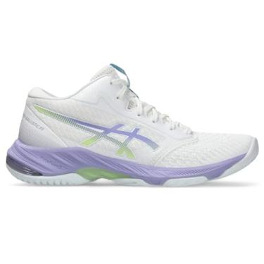 Imagem de ASICS Tênis de vôlei feminino Netburner Ballistic FlyteFoam 3, Branco/Vapor, 38 BR