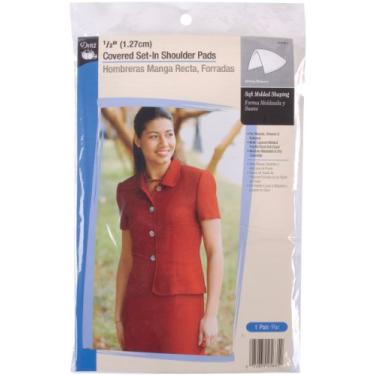 Imagem de Dritz Ombreiras cobertas de 1,27 cm, 1 par, branco