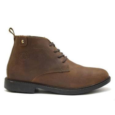 Imagem de Bota Atrevidu's Country Em Couro Cano Médio Desert, Havana, 45