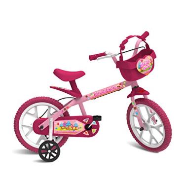 Imagem de Bicicleta Aro 14" Sweet Game, Bandeirante, Rosa