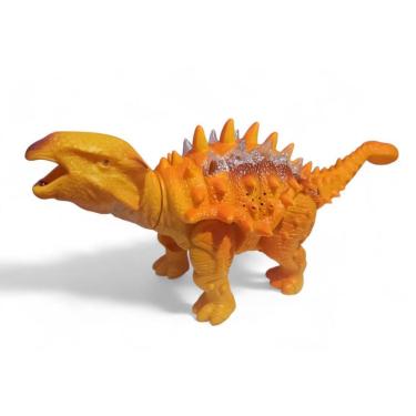 Imagem de Boneco Dinossauro Grande Movimento Som E Luz Anquilossauro L