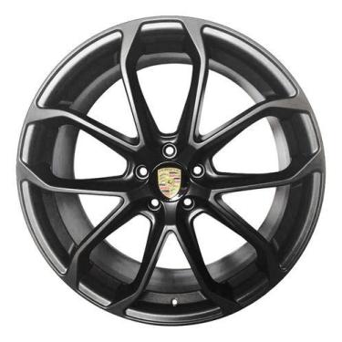 Imagem de Kit 4 Rodas Aro 18x8 PORSCHE GTS 5X113 Black. Acetinado