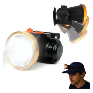 Imagem de Lanterna Cabeça Recarregável Led Potente Bike Camping Trilha Branco Pr