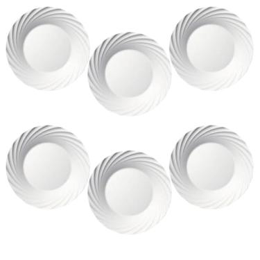 Imagem de Conjunto Pratos Fundos Duralex Jasmim Nadir 6 Unidades