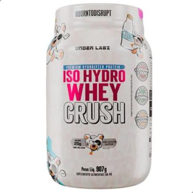 Imagem de ISO Hydro Whey Crush Protein Coenzima Q10 Coq10 907g Under Labz, Milk 
