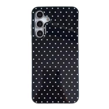 Imagem de QLTYPRI Linda capa de telefone para Samsung Galaxy A16 5G capa de bolinhas design estético moderno para mulheres e meninas, capa protetora fina TPU à prova de choque para Samsung Galaxy A16 5G - preta
