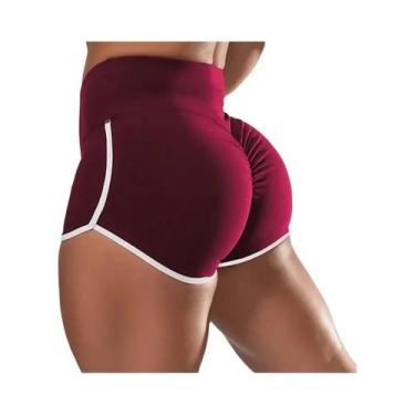 Imagem de Shorts De Corrida Femininos De Cintura Alta Com Secagem Rápida S-3XL, 