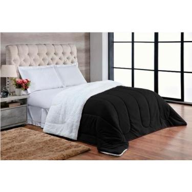 Imagem de Edredom Coberdrom Casal Queen Cobertor Manta Pele Lã Carneiro - Várias