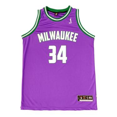 Imagem de Regata Basquete Masculina M10 Slam Milwaukee-Masculino