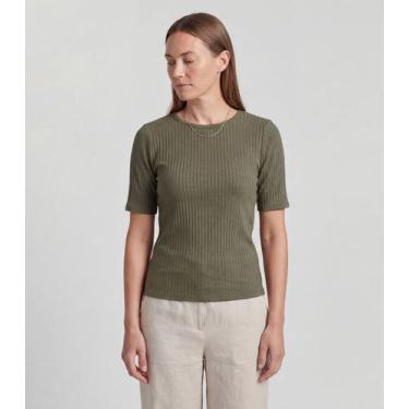 Imagem de Blusa Feminina Ribana Canelada Infinita Cor Verde, P, Verde