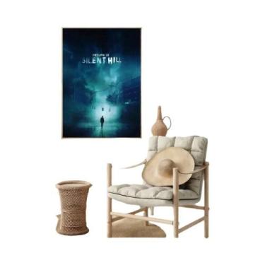 Imagem de Silent Hill 2 Jogo Filme Pegajoso Cartazes Vintage Room Bar Café Decor