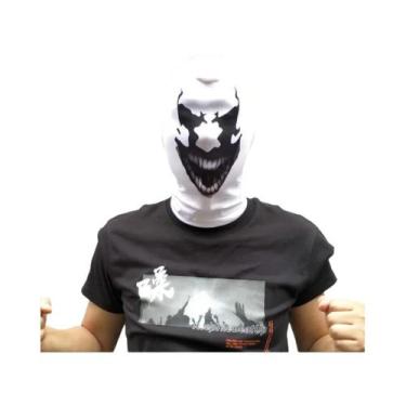 Imagem de Máscara Rorschach Ink Headgear Watchmen Para Halloween, Adereço De Cos