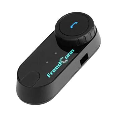 Imagem de Fone De Ouvido Bluetooth Para Capacete De Moto Com Intercomunicador FM
