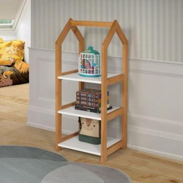 Imagem de Estante de Livros MDF 40cmx100cm 100X40X35Cm Infantil - Irmãos Hinke