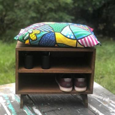 Imagem de Sapateira Puff Colorida - SHOPPINGNET