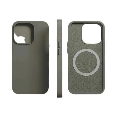 Imagem de Capa MagSafe de Silicone Líquido para iPhone 15/14/13/12/11 - Carregam