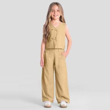 Imagem de Conjunto infantil menina em alfaiataria Mundi-Feminino