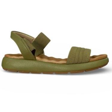 Imagem de Sandália Papete Modare EcoFlex Comfort Verde Oliva-Feminino