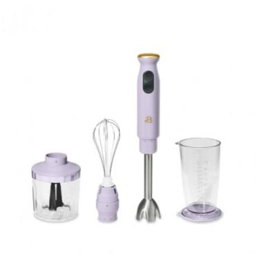 Imagem de Mixer de mão Beautiful lavanda 400W 2 velocidades haste inox copo medidor mini processador 110V