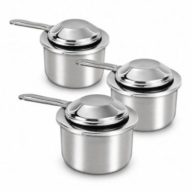 Imagem de Kit 03 Und Queimador inox fundo para rechaud Ravinox 000030