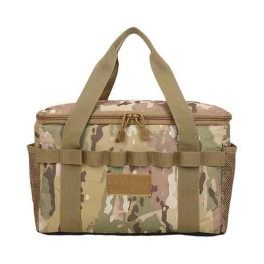 Imagem de Bolsa Tática Preta Para Camping Ao Ar Livre 14L, Organizador Multifunc