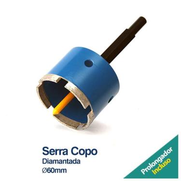 Imagem de Serra Copo Diamantada JRC Diamantados 60mm 