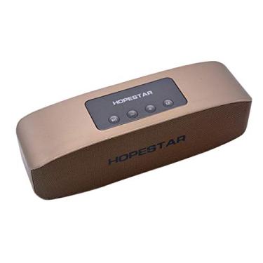 Imagem de HIOD Alto-falante Bluetooth H11 Alto-falante portátil sem fio embutido rádio FM, carregamento de telefone, dourado