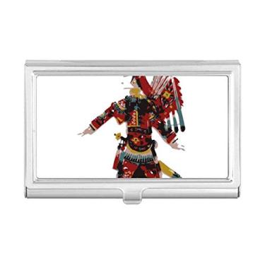 Imagem de Porta-cartões de visita tradicional de ópera chinesa Shadow Play, porta-cartões