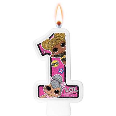 Imagem de Vela Numeral Lol Surprise Numero 1 01 Un.