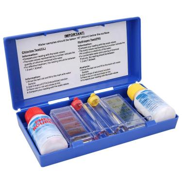 Imagem de Sluffs Premium Pool And Spa Test, PH Cloro Water Quality Test Kit Swimming Pool Tester Water Testing Box Water Quality Testing Kit For Water Maintenance