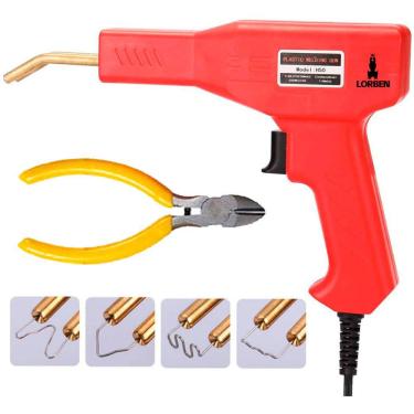 Imagem de Soldador Plástico Lorben Solda Para-choque Farol com 200 Grampos