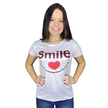 Imagem de T-Shirt Feminina Blusa Blusinha Camiseta Curta Tamanho Único - Dressee