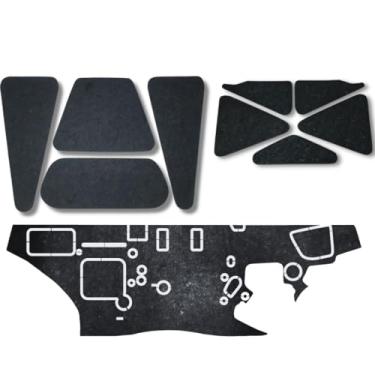 Imagem de Kit Forro Capô Porta Malas e Painel Corta Fogo Opala 4 Portas Sem Ar-condicionado 80 a 92