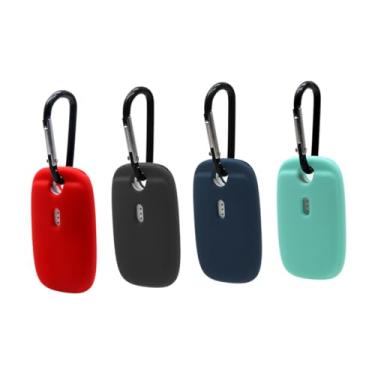 Imagem de Veemoon 20 Unidades caso rastreador red peppermint chave de carro inteligente chaveiro azulejo profissional tampa rastreador com gancho tampa do à prova d'água capa protetora