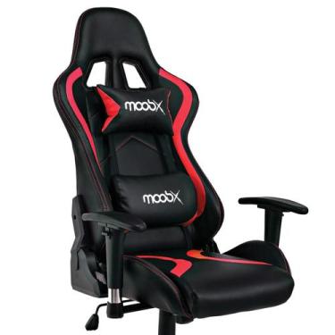 Imagem de Cadeira Gamer Moob Thunder Reclinável Braços Com Ajuste 2D E Almofadas