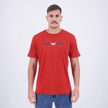 Imagem de Camiseta Hang Loose Hawaii Vermelha-Masculino