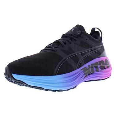 Imagem de PUMA Foreverrun Nitro Futrograde, Puma Preto/azul luminoso/orquídea elétrica, 42