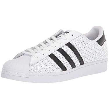 Imagem de adidas Originals Calçados Masculinos Superstar, branco/preto/branco, 12.5