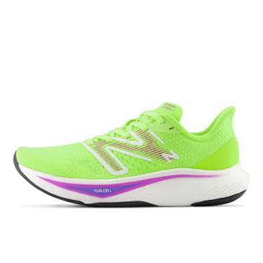 Imagem de New Balance FuelCell Rebel V3 Tênis de corrida feminino, Trinta watts/índigo elétrico/rosa cósmica, 34