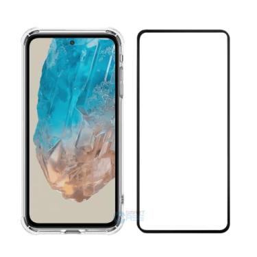 Imagem de Kit Capa Capinha case Para Samsung Galaxy M35 Case Anti Impacto Transparente + Película De Vidro