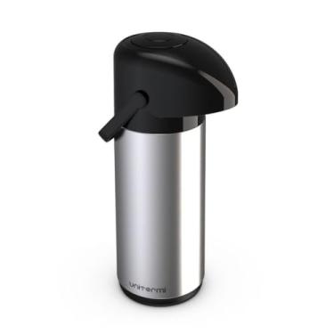 Imagem de Garrafa Térmica Verona 1 Litros Aço Inox Unitermi para Café