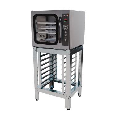Imagem de Forno Convector 4 Assadeiras 45 Litros Turbo Elétrico A Vapor Com Cavalete Inox WCV-435 Wictory