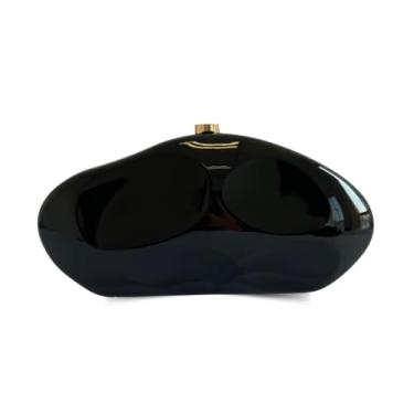 Imagem de Bolsa Clutch Carteira De Mão Ostentação Fashion Feminina Gaia (Preto)