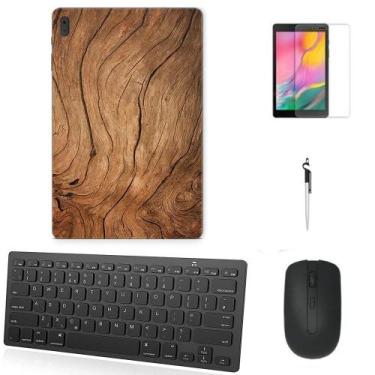 Imagem de Adesivo Galaxy Tab S8 Sm-X7068 Madeira /Tecl/Mou/Can/Pel - Skin Zabom