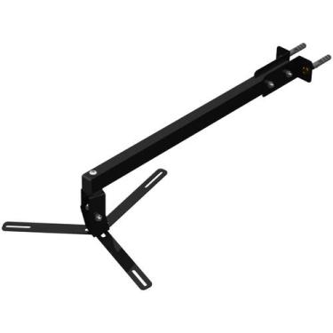 Imagem de Suporte projetor mini led parede braço 50 cm preto - MULTIFORMA