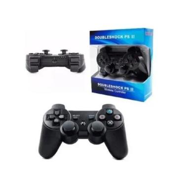 Imagem de kit 2 controles p/ Jogos Ps3 Sem Fio Bluetooth COMPETIÇÃO - PS TECH