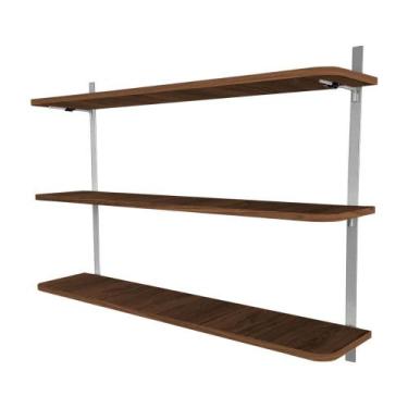 Imagem de Prateleira de Parede Nicho Wick Modelo Industrial - Loja da Isa, Prata