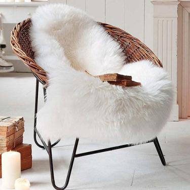 Imagem de Manta em Pelúcia Pelo Alto Luxo para Decoração, Fotos 80 X 50 cm - S D