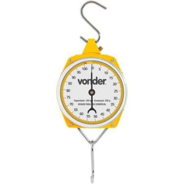 Imagem de Balança suspensa tipo relógio 100kg - Vonder