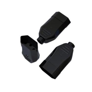 Imagem de Plugue Fêmea Nbr14136  10A 250V 2P+T - Casa Das Tomadas